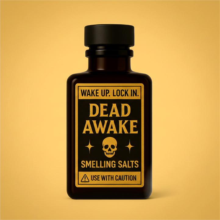 WAKE UP. LOCK IN. Smelling Salts