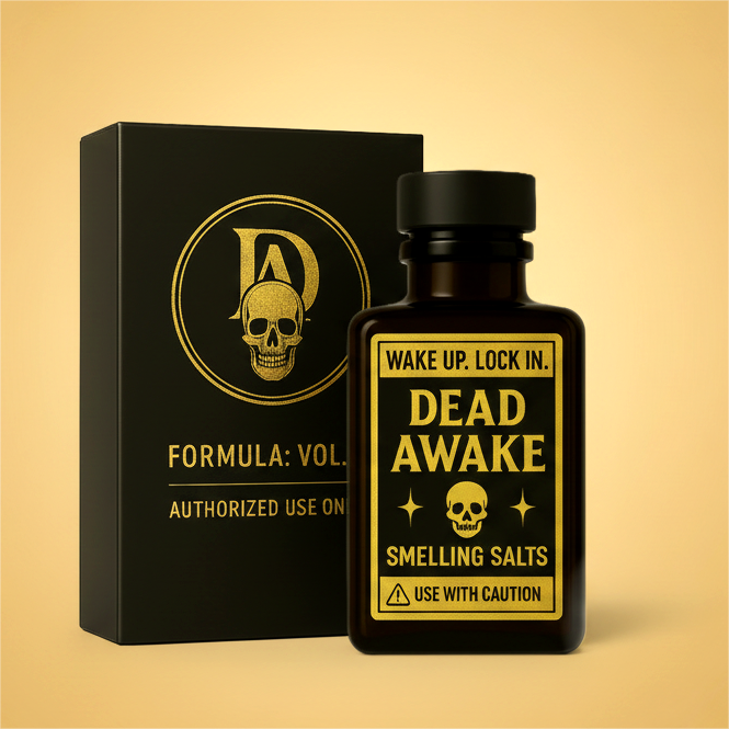 WAKE UP. LOCK IN. Smelling Salts