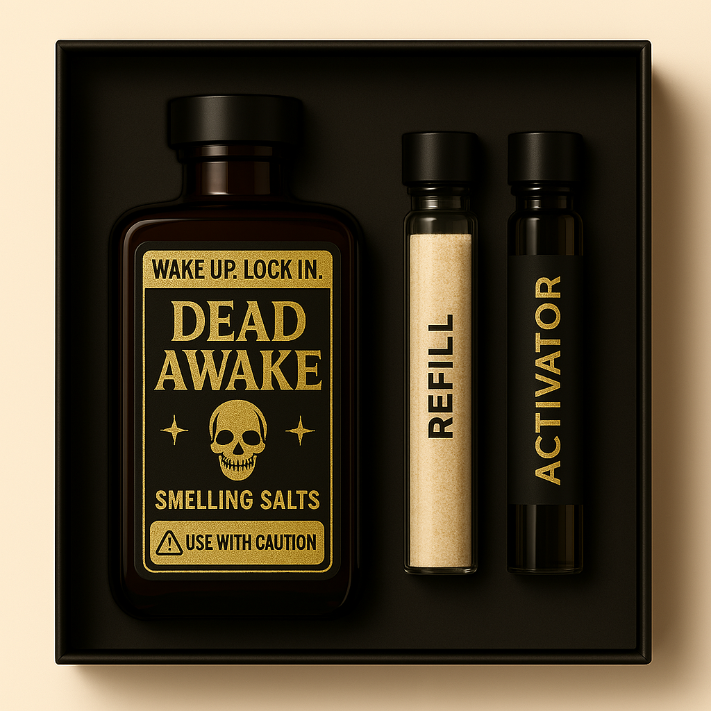 WAKE UP. LOCK IN. Smelling Salts