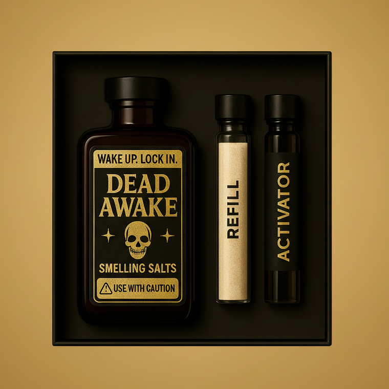 WAKE UP. LOCK IN. Smelling Salts